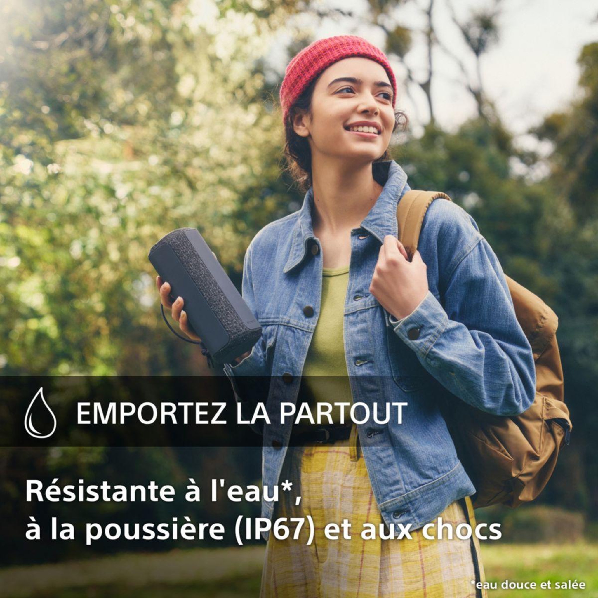 Voir la diapositive 4 : SONY Enceinte portable SRS-XE200 Noir Basalte