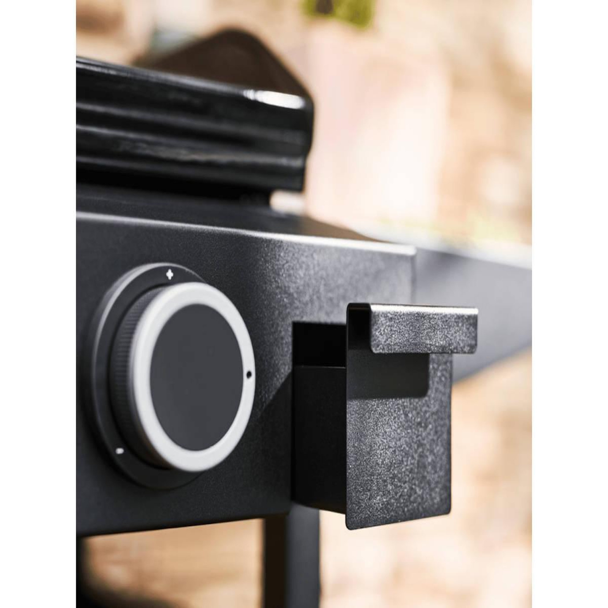Voir la diapositive 6 : FORGE ADOUR Plancha gaz origin g 60 an noir 2 brûleurs à poser, 59.5x39.5 cm