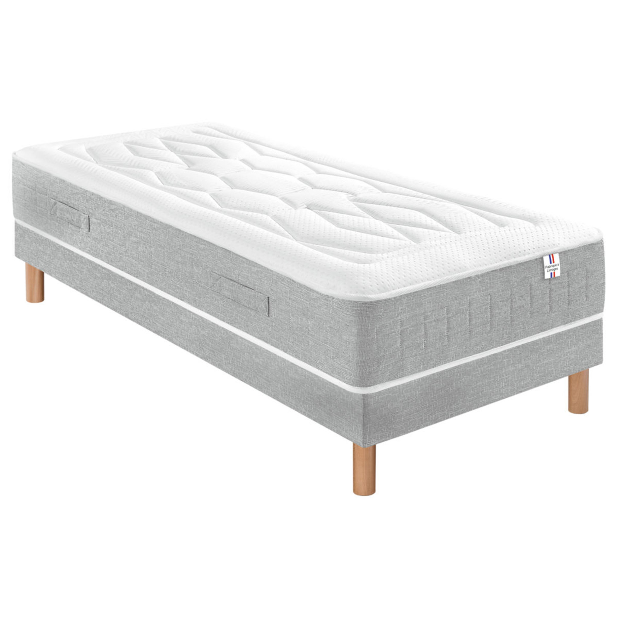 Voir la diapositive 4 : Matelas ressorts ensachés 90x200 cm CHEVREUSE  