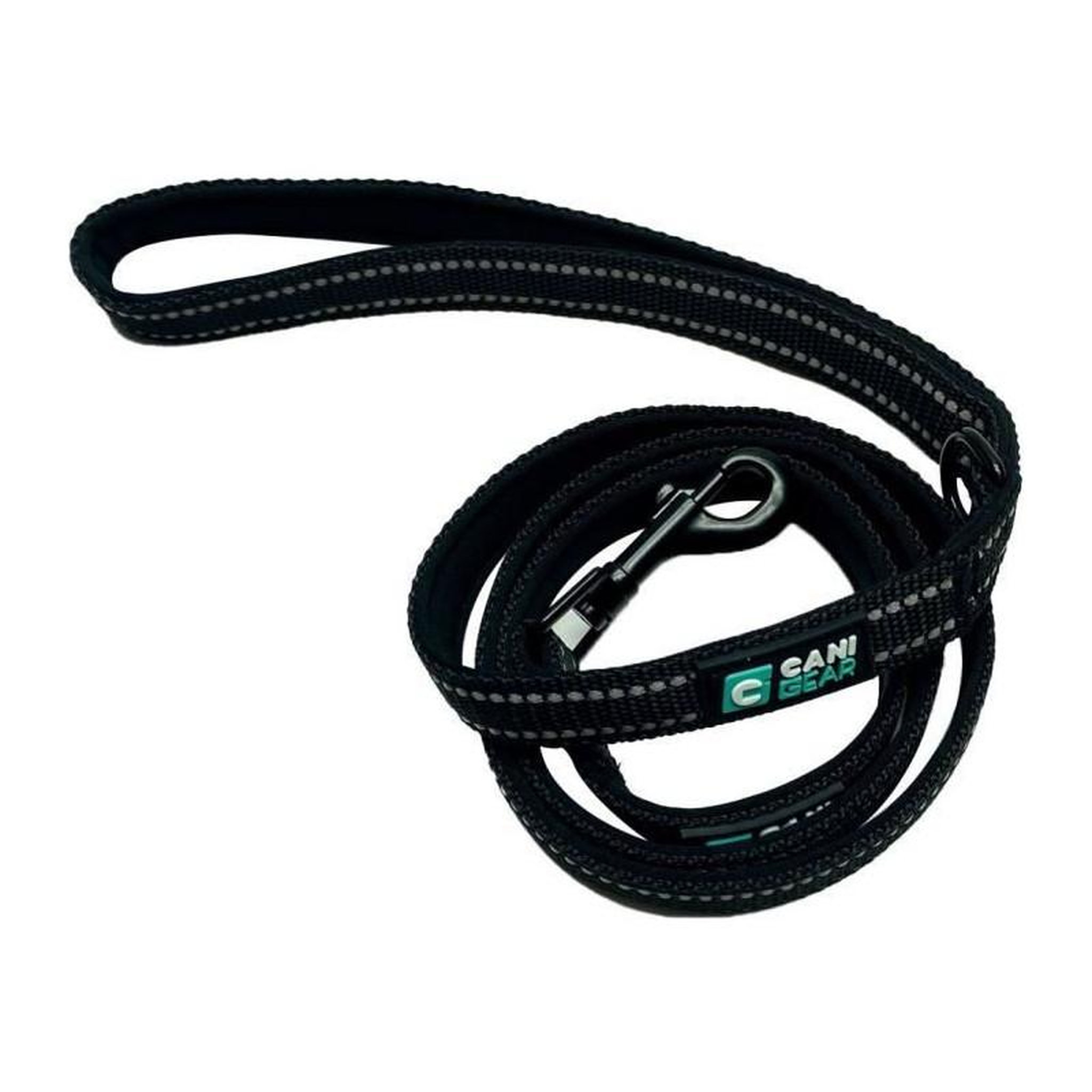 Voir la diapositive 2 : GENERIQUE Laisse pour chien - CANI GEAR - 120 cm - Noir