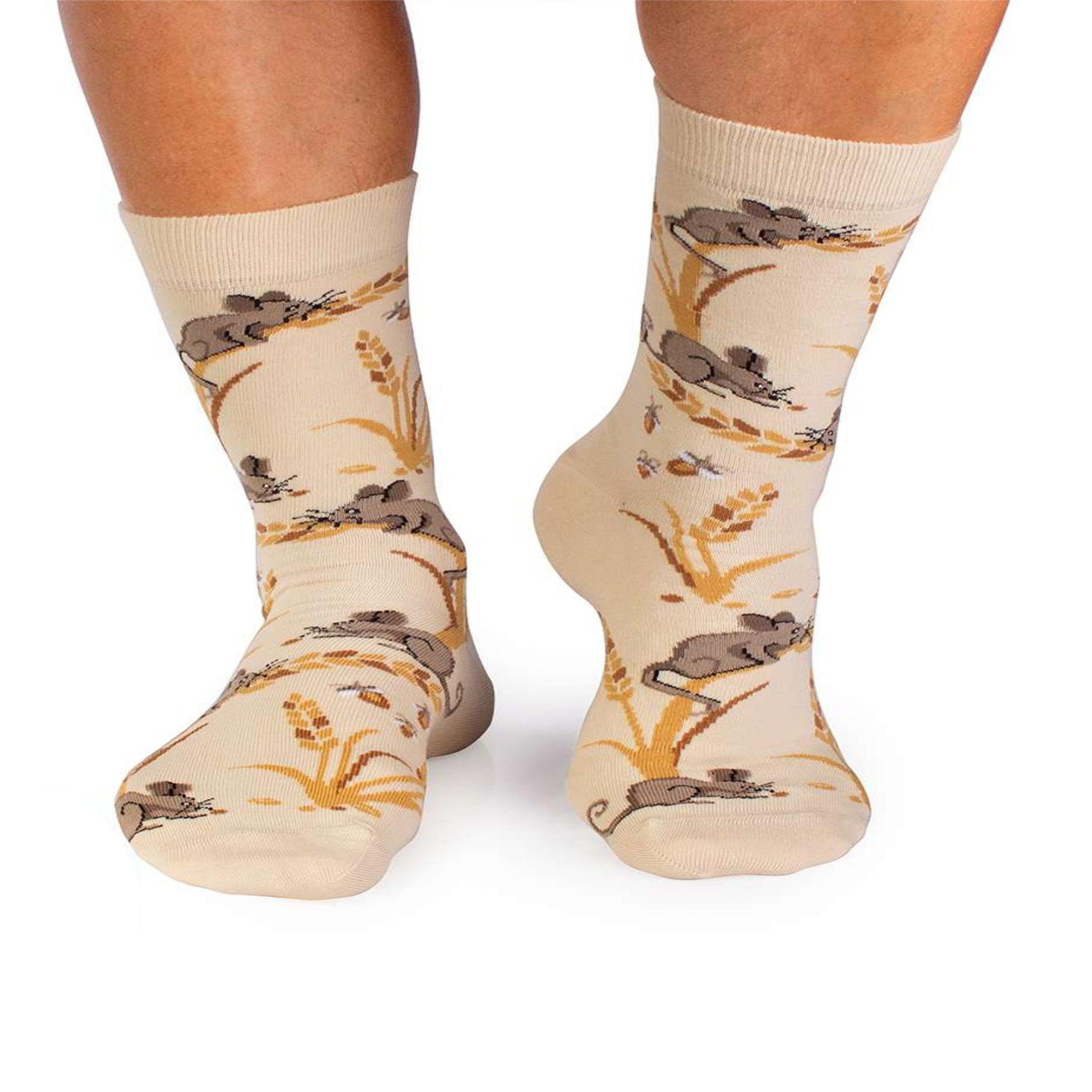 Voir la diapositive 3 : PIRIN HILL Chaussettes coton bio automne souris