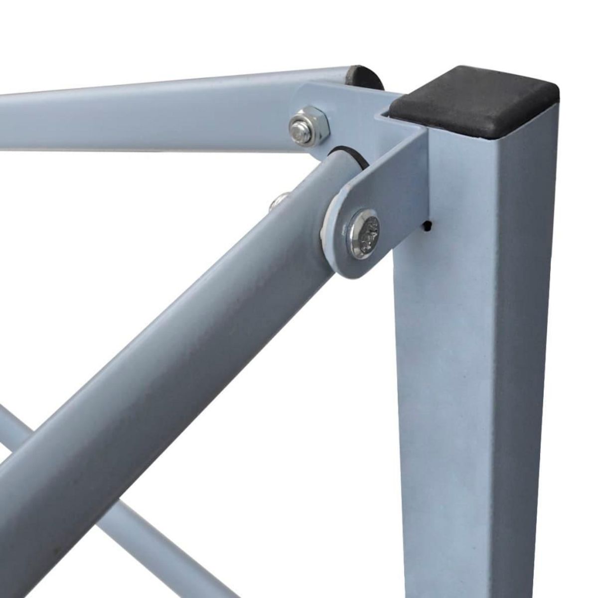 VIDAXL Tente pliable avec 2 parois 3 x 3 m Bleu