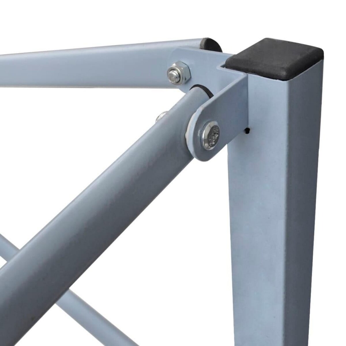 VIDAXL Tente pliable avec 2 parois 3 x 3 m Bleu