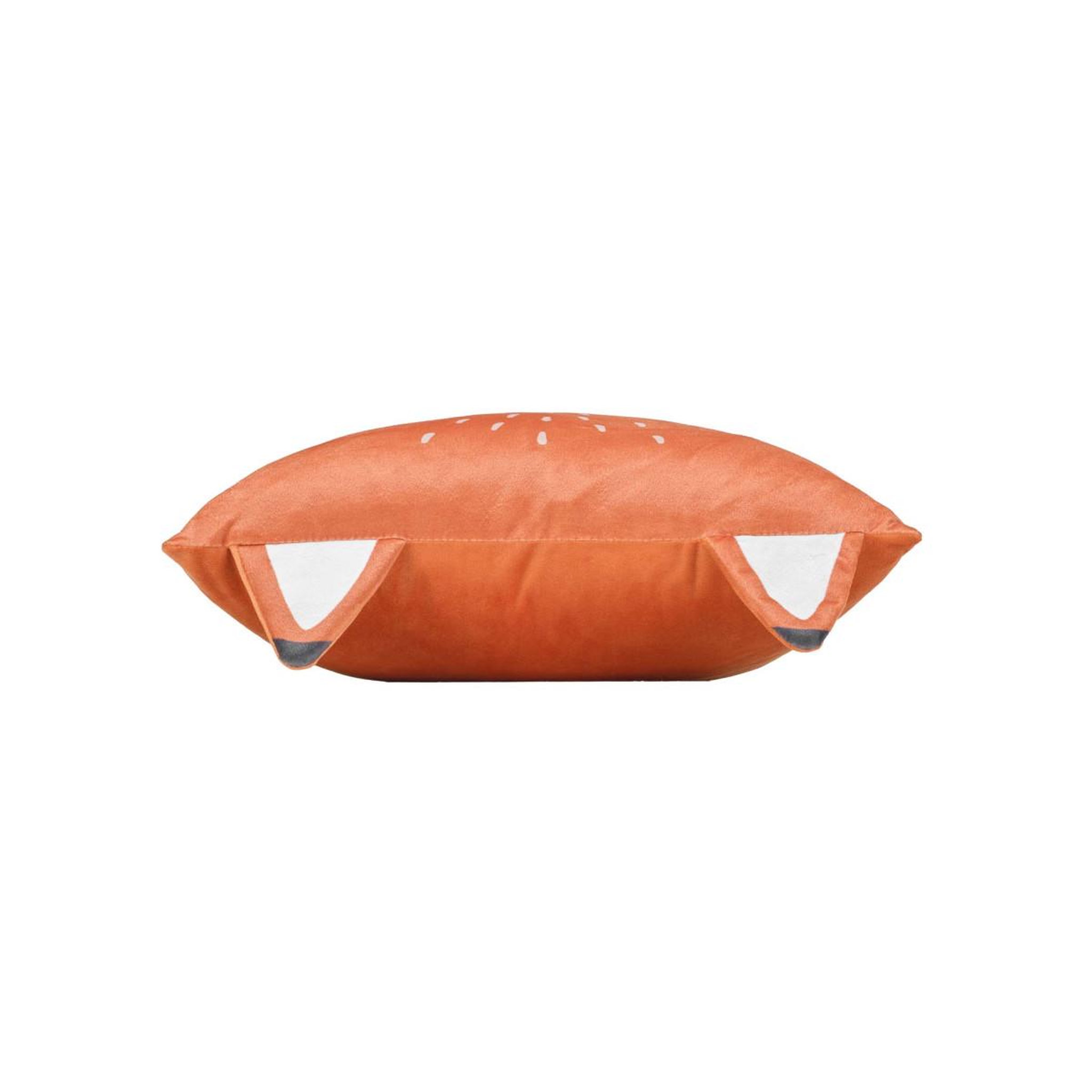 Voir la diapositive 2 : Douceur d'Intérieur Coussin déco enfant en velours  roxy  40x40cm orange