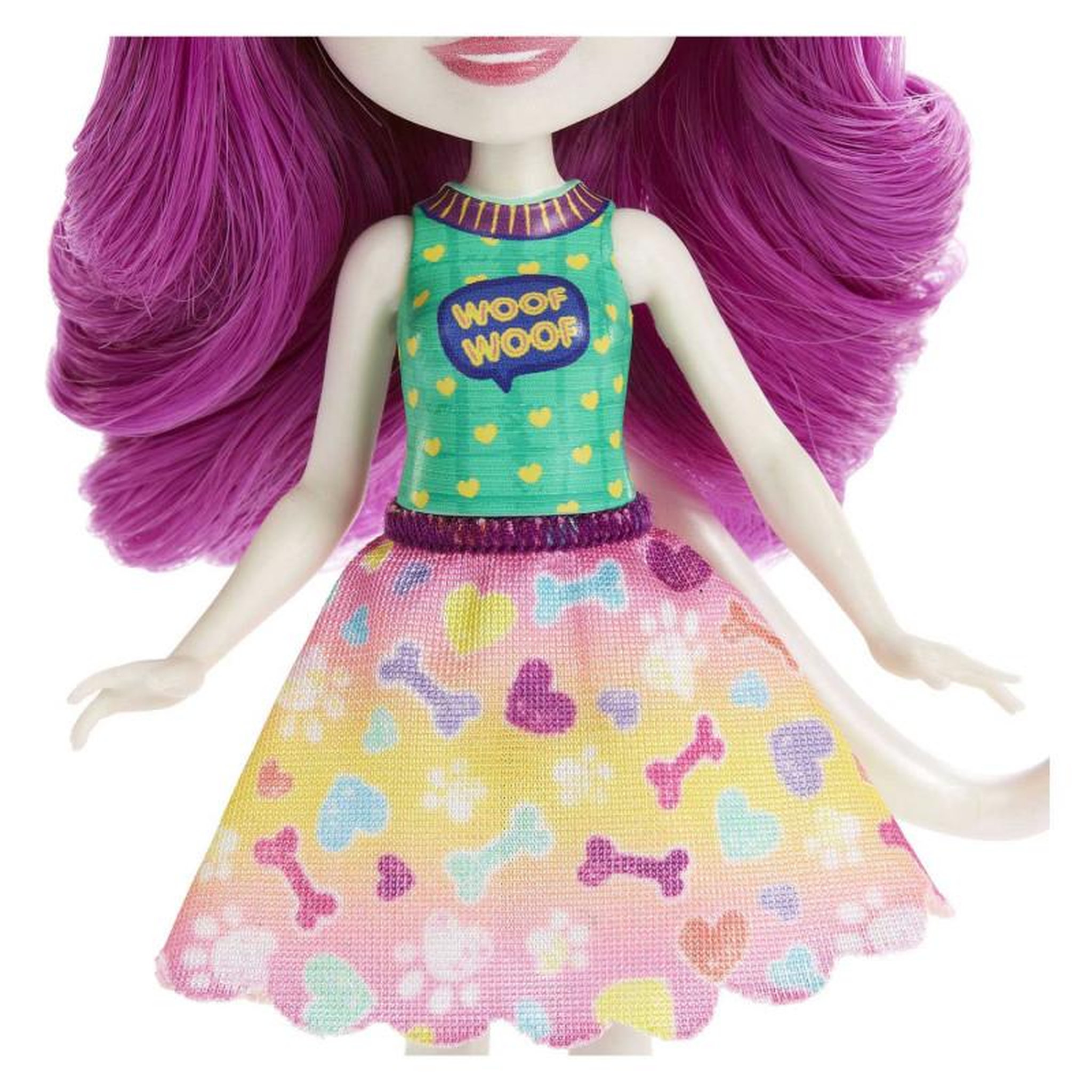 Voir la diapositive 4 : MATTEL Mattel - Enchantimals City Tails Doll with Animal Friends HKN14