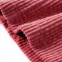VIDAXL Robe salopette pour enfants velours cotele rose 104