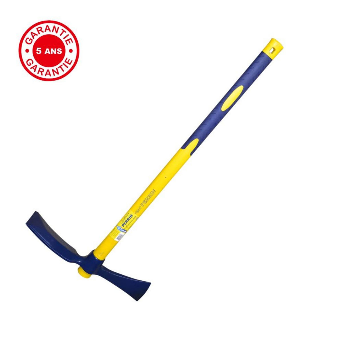OUTILS PERRIN Pioche hache 2,5 kg manche composite, manche incassable en fibre de verre