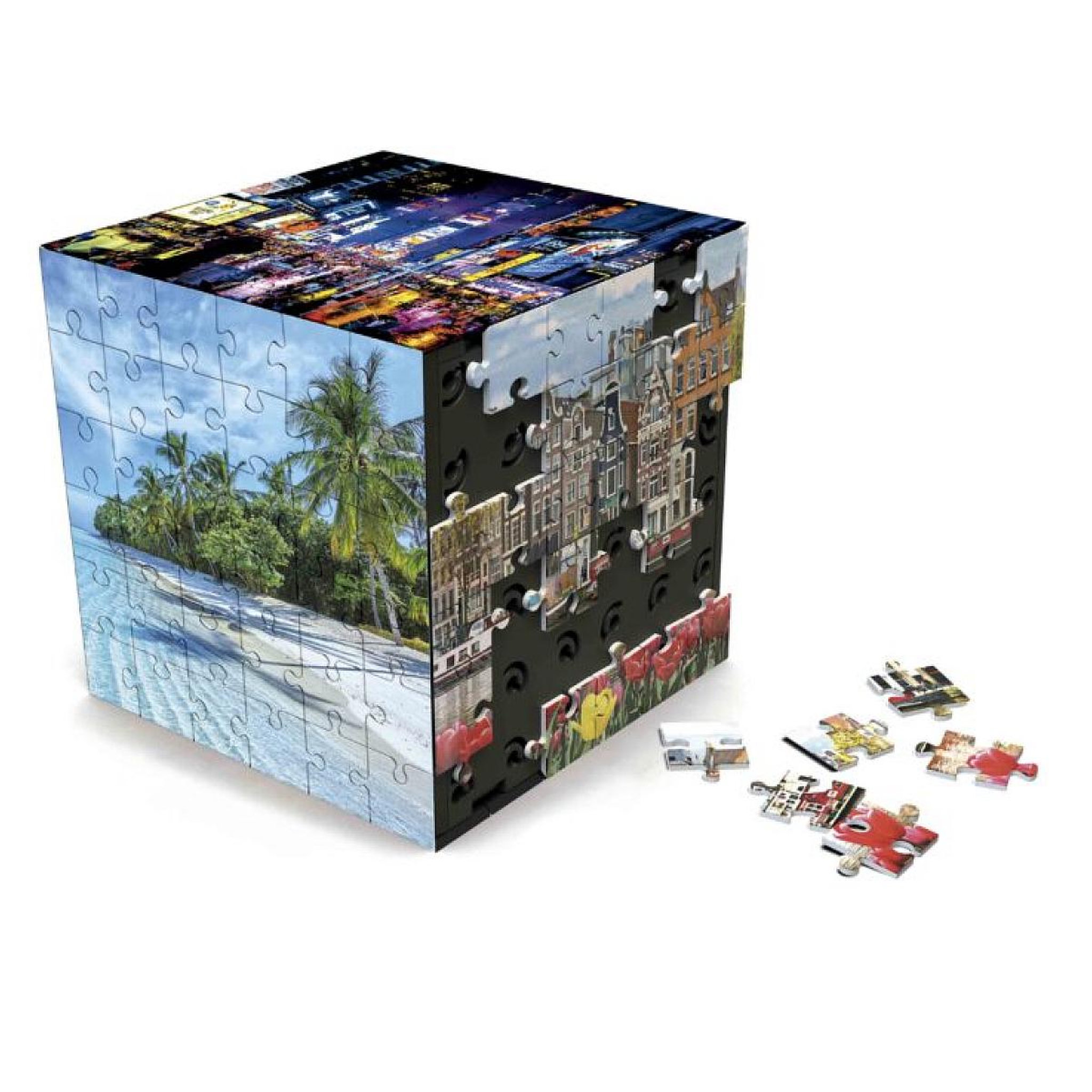 Voir la diapositive 2 : EDUCA Puzzle 3D Travel photo du monde