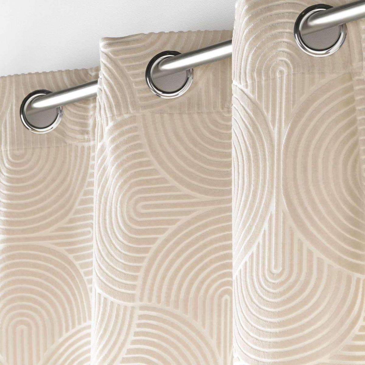 Douceur d'Intérieur Rideau Arcadia - Velours à motifs