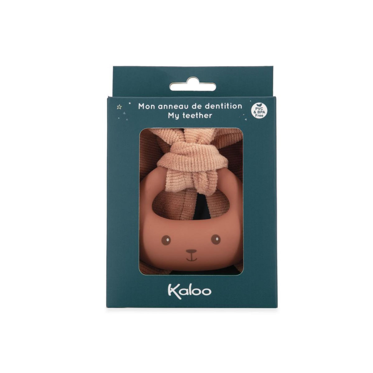 Kaloo Anneau de dentition lapinou terracotta