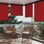 VIDAXL Auvent lateral de balcon 145x250 cm Rouge