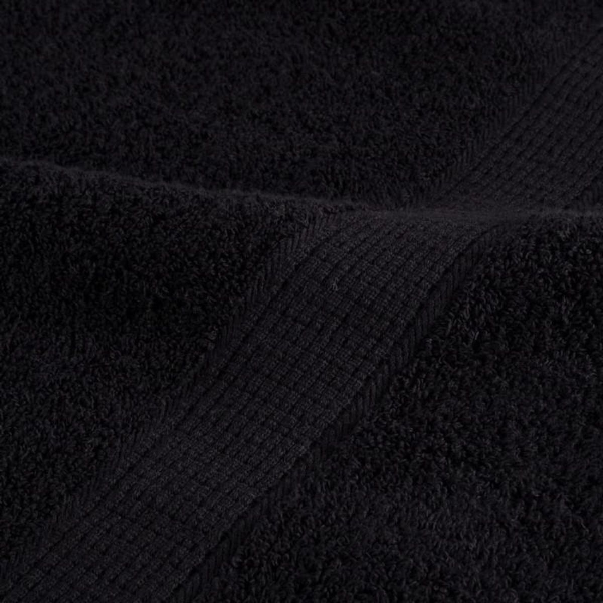 VIDAXL Ensemble de serviettes de qualité supérieure SOLUND 8 pcs noir