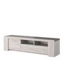 Voir la diapositive 4 : Meuble TV 1 porte 1 tiroir 2 niches de rangementL183 x H48 x P47cm MEL
