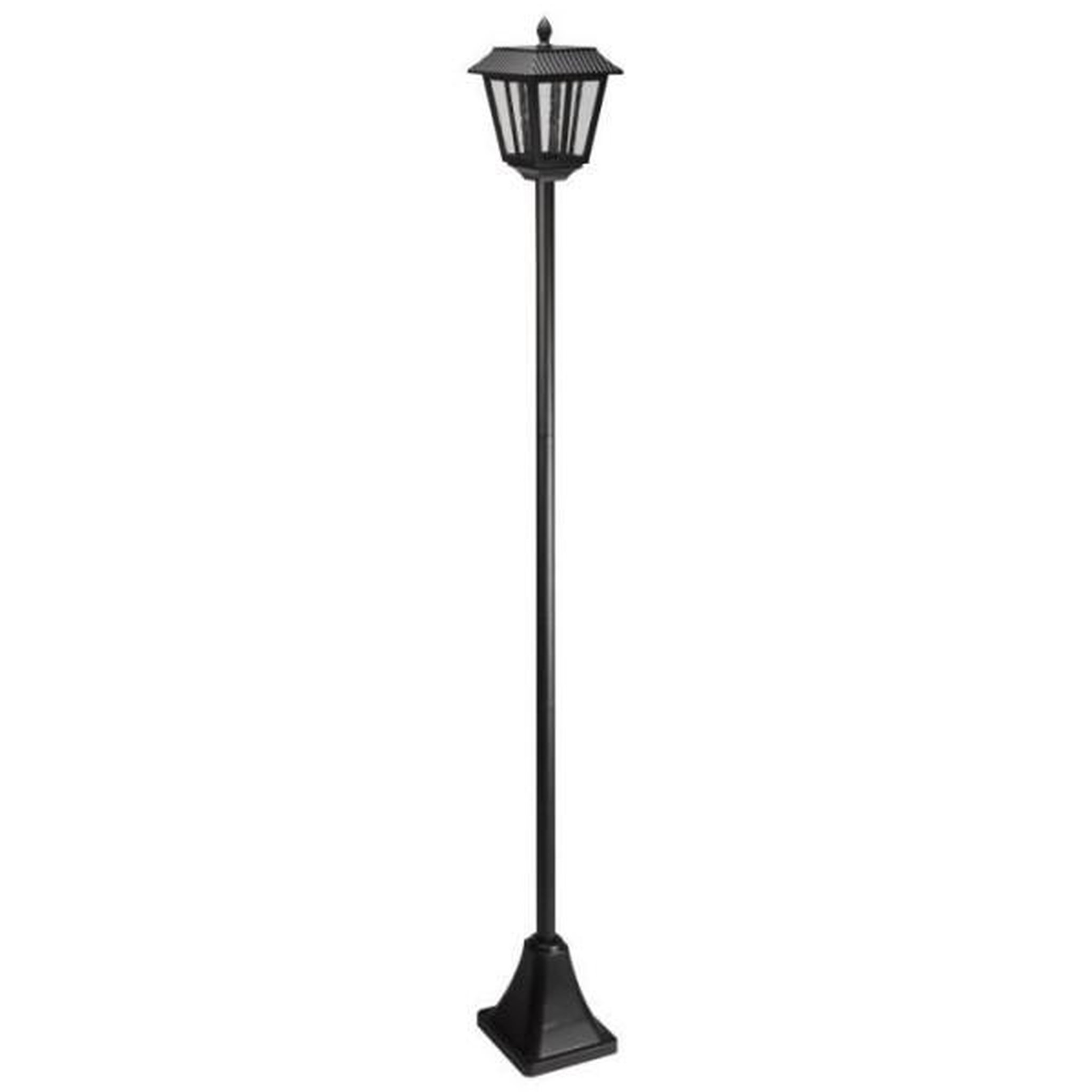 SMART SOLAR Lampadaire solaire lanterne 170 cm smart solar - 100 lm, lentille verre effet goutte, led blanc froid