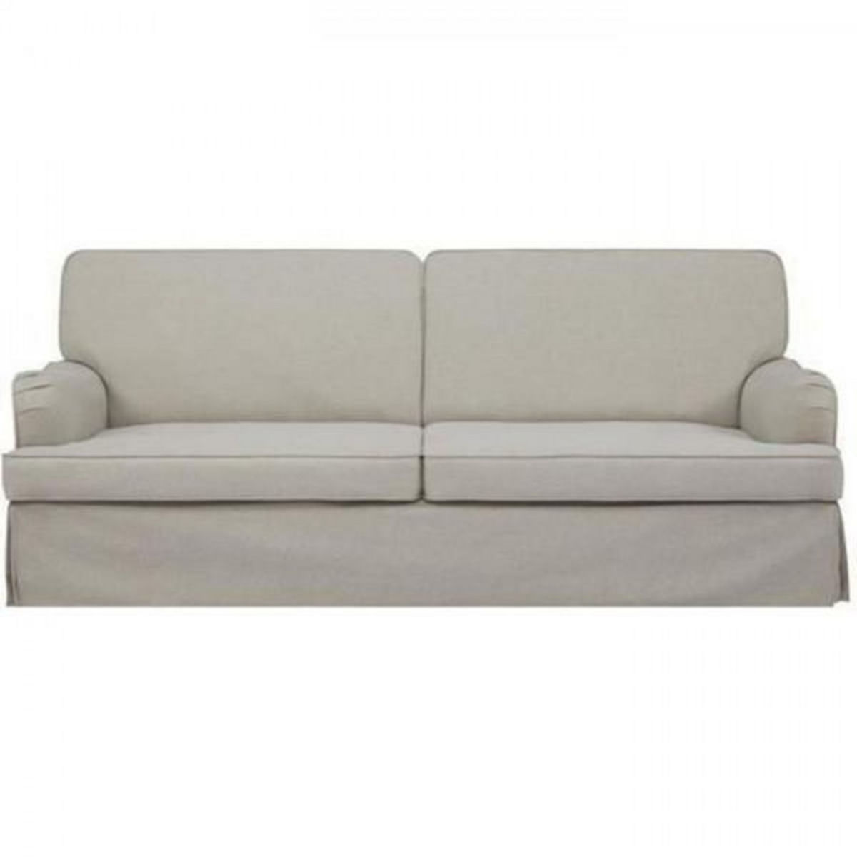 MARKET24 LUZ Canapé convertible - Tissu Beige - L 206 x P 95 x H 81 cm