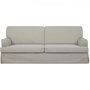 Voir la diapositive 1 : MARKET24 LUZ Canapé convertible - Tissu Beige - L 206 x P 95 x H 81 cm