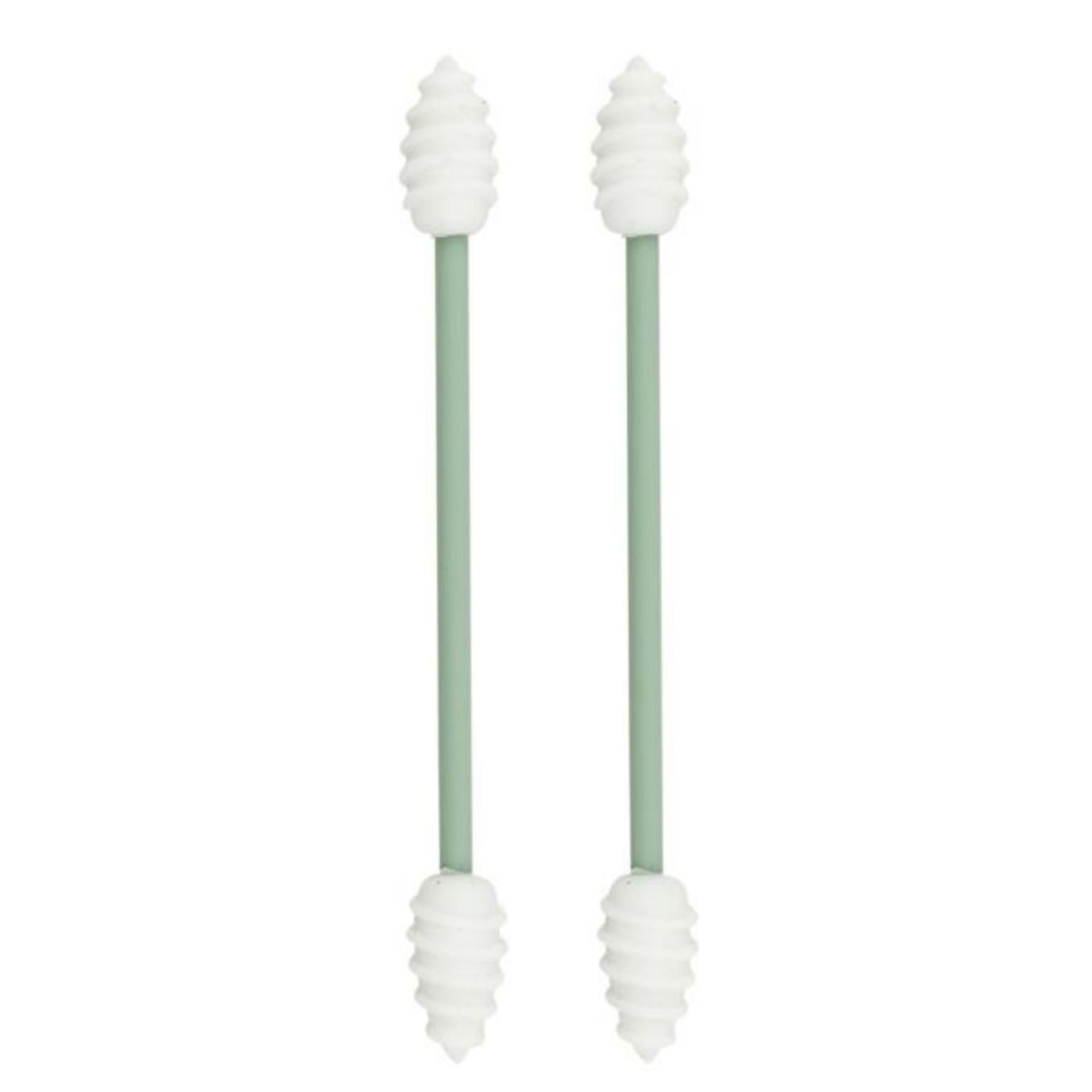 Paris Prix Lot de 2 Bâtonnets Silicone  Oreilles  9cm Blanc