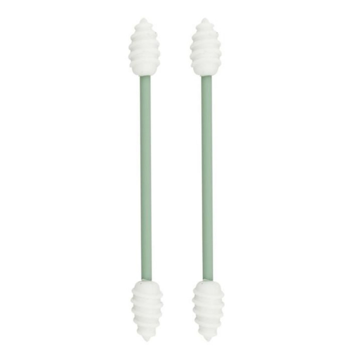 Paris Prix Lot de 2 Bâtonnets Silicone  Oreilles  9cm Blanc