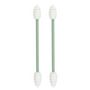 Voir la diapositive 2 : Paris Prix Lot de 2 Bâtonnets Silicone  Oreilles  9cm Blanc