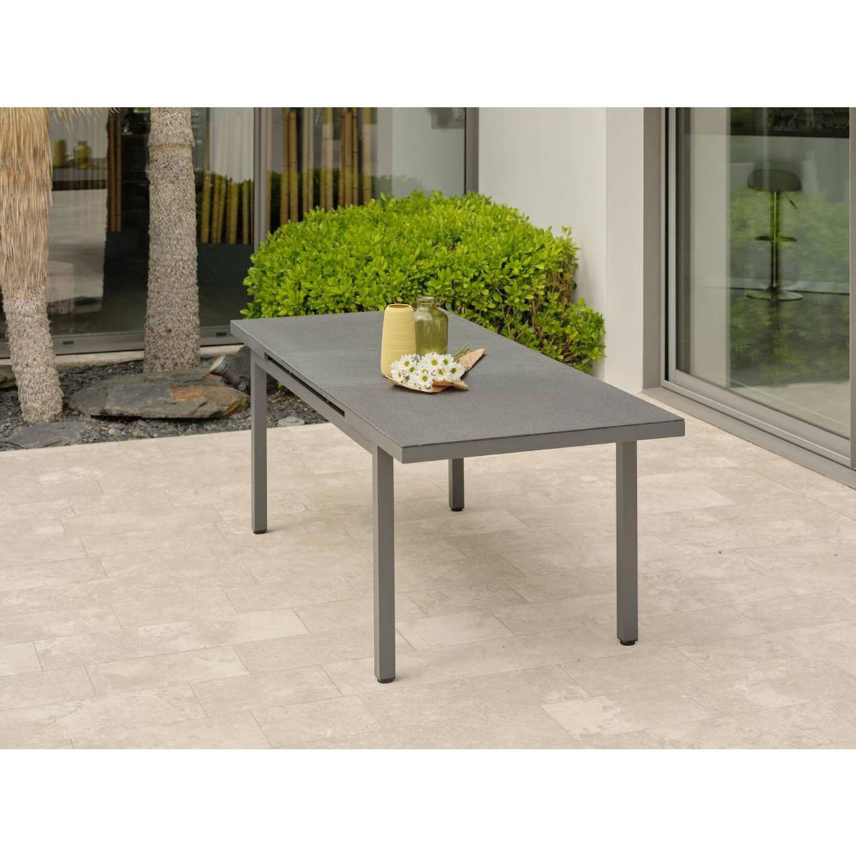Paris Prix Table de Jardin Extensible  Dania  160-210cm Anthracite