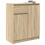Voir la diapositive 4 : VIDAXL Buffet avec tiroir chene sonoma 71x35x84 cm bois d'ingenierie