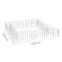 Voir la diapositive 5 : VIDAXL Lit sureleve a gabion Acier galvanise 100x100x20 cm
