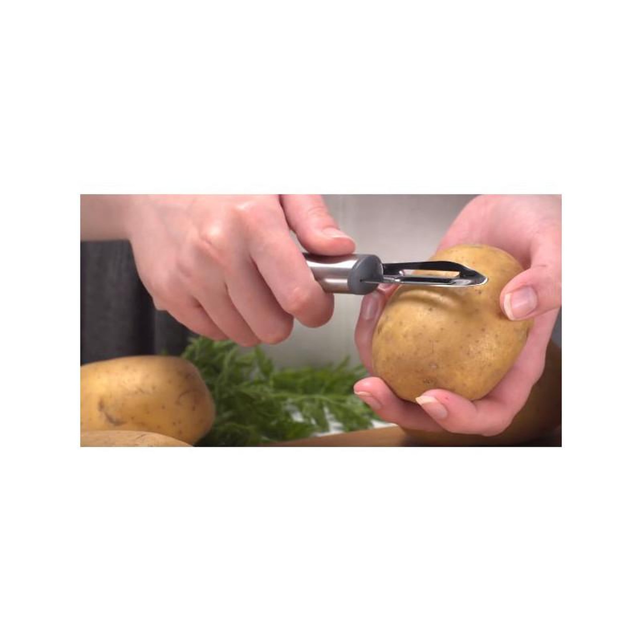 Voir la diapositive 2 : Tescoma EPLUCHEUR À POMMES DE TERRE GRANDCHEF TESCOMA - 428230