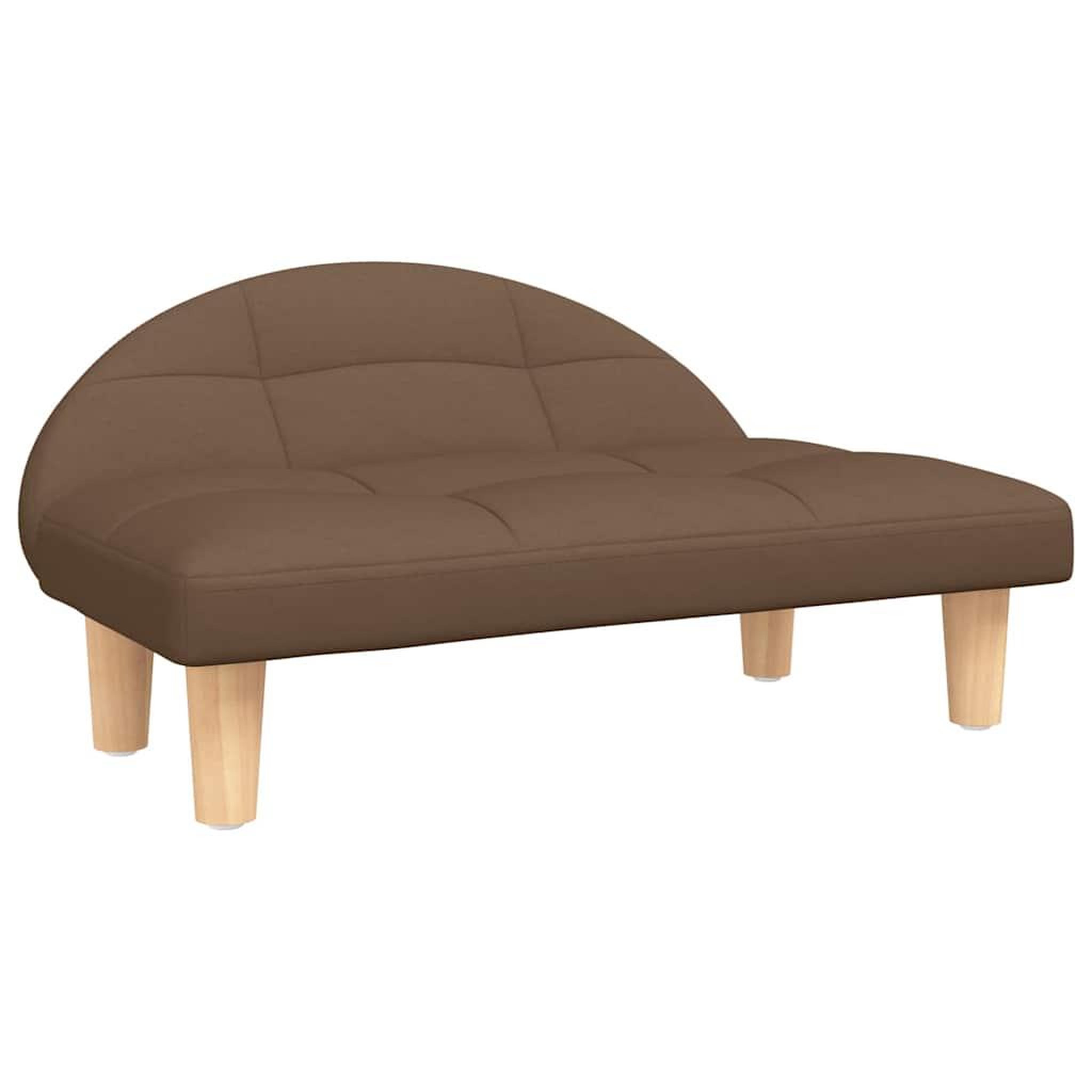 Voir la diapositive 2 : VIDAXL Lit pour chien marron 70x52x30 cm tissu