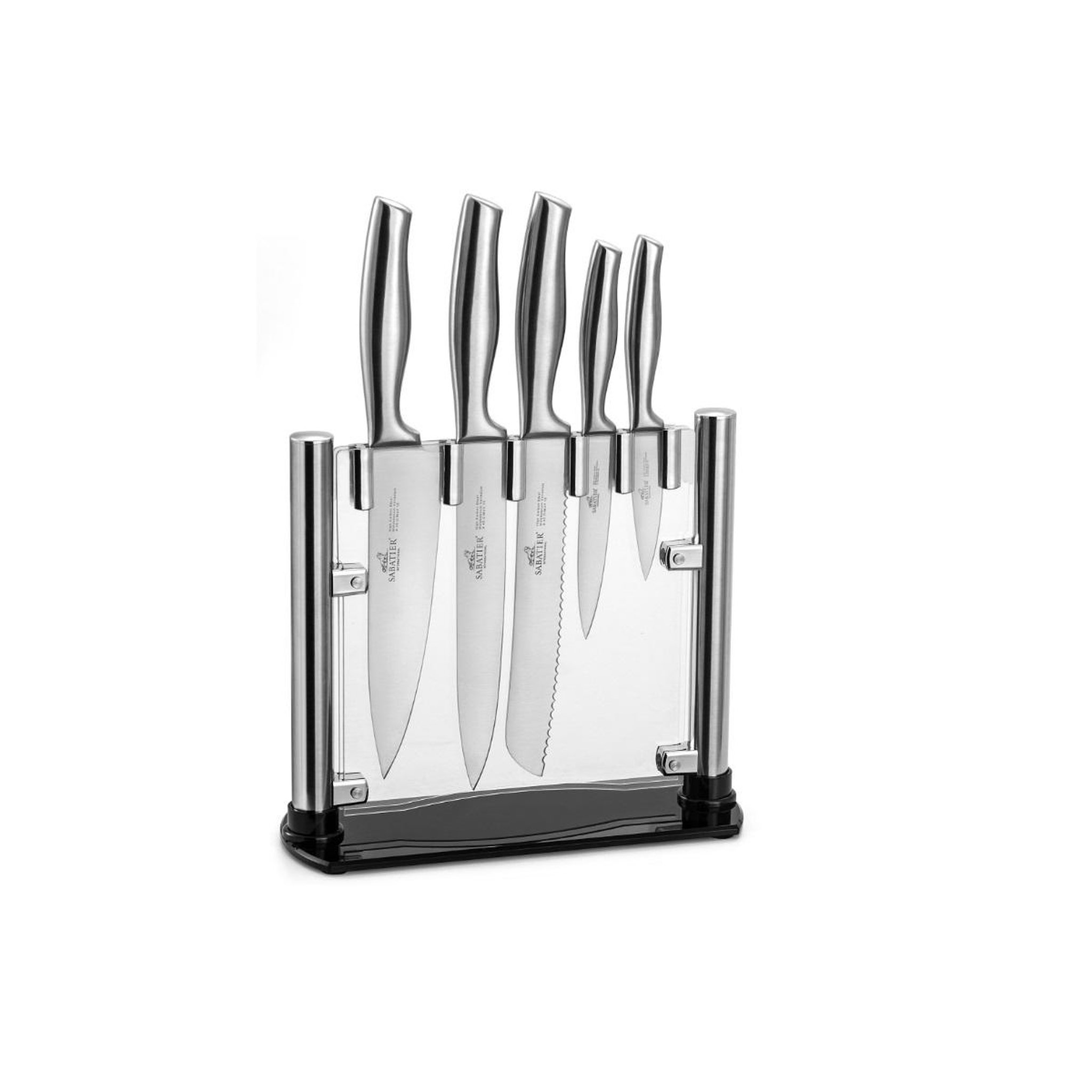 Lion Sabatier Bloc de 5 couteaux inox - 669582
