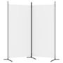 Voir la diapositive 5 : VIDAXL Cloison de separation 2 panneaux Blanc 175x180 cm Tissu