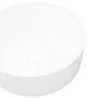Voir la diapositive 4 : VIDAXL Lavabo ronde Ceramique Blanc 40 x 15 cm