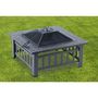 Voir la diapositive 2 : Habitat et Jardin Brasero barbecue 3 en 1 avec couvercle anti braise  Flaméo  - Noir