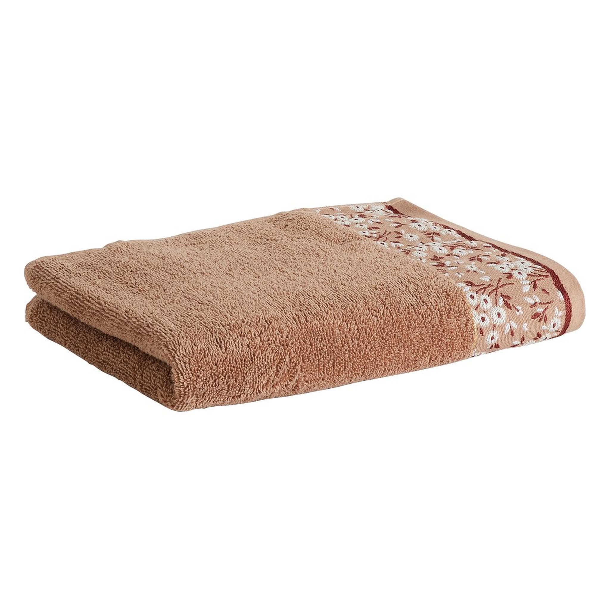 Voir la diapositive 1 : ACTUEL Maxi drap de bain fantaisie en coton 500 g/m²