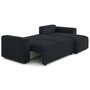 Voir la diapositive 2 : LISA DESIGN Livy - canapé d'angle réversible 4 places convertible avec coffre en velours côtelé grosses côtes