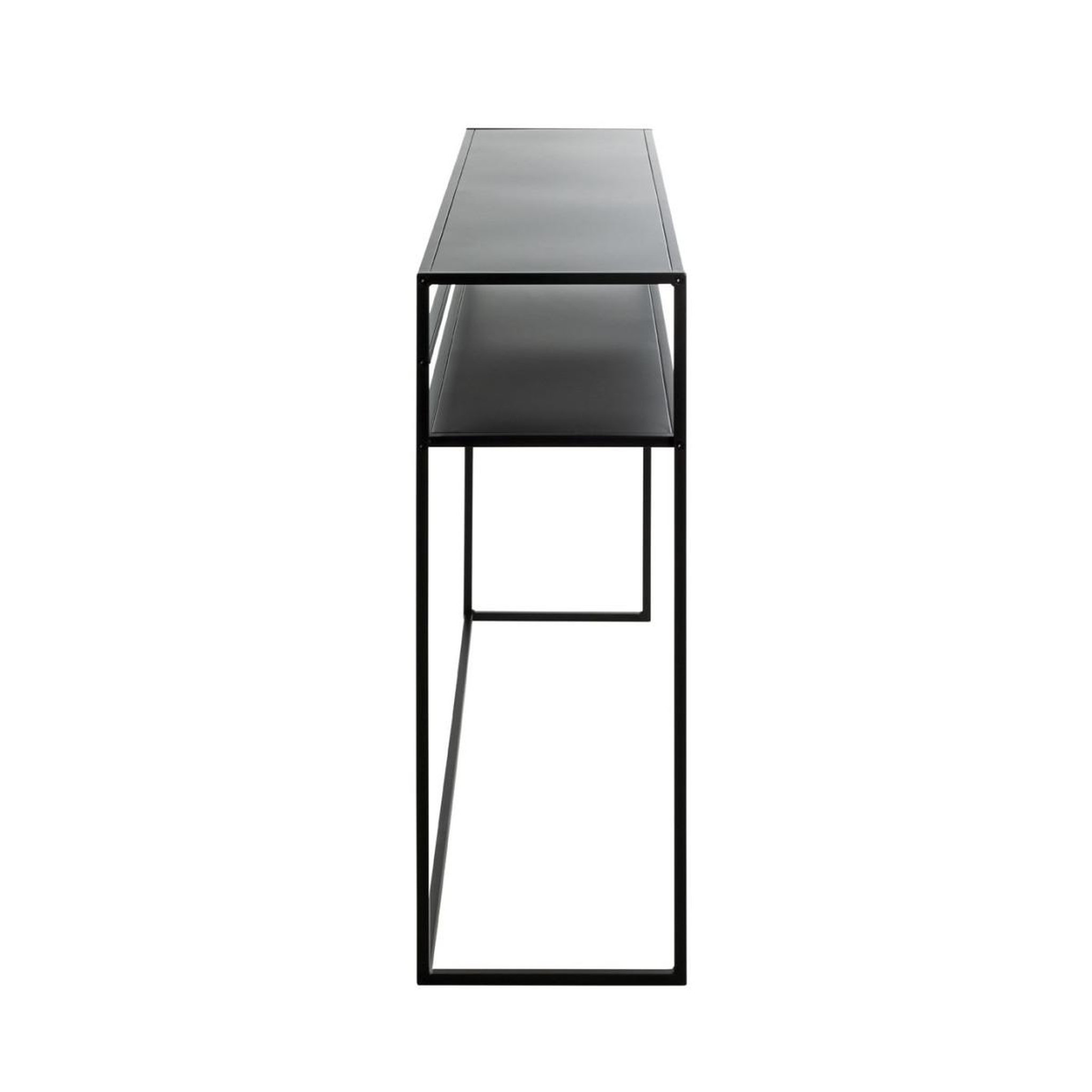 Voir la diapositive 3 : Paris Prix Console design en métal  mino  112cm noir laqué