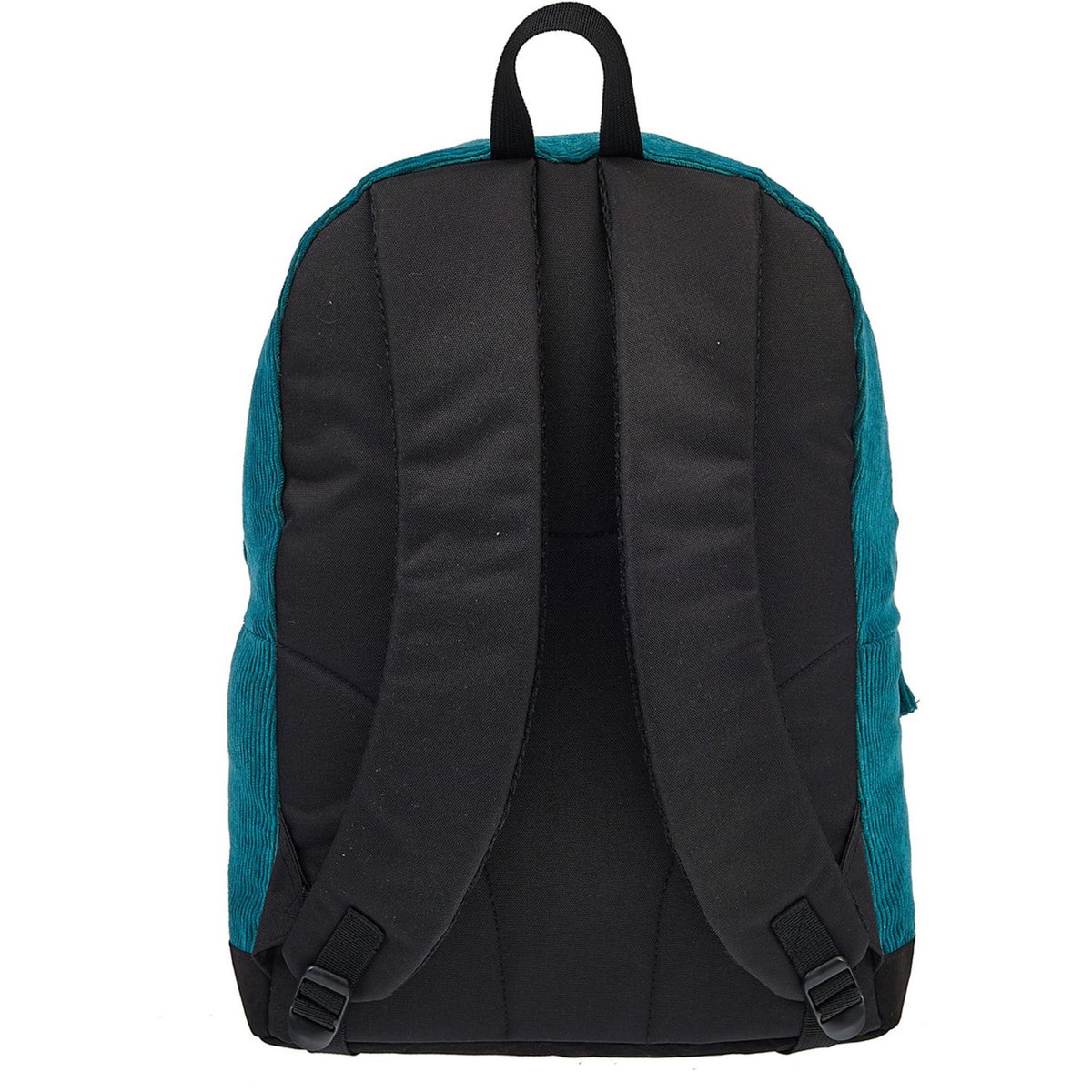 AUCHAN Sac à dos velours côtelé polyester vert YOUNG'S ATTITUDE