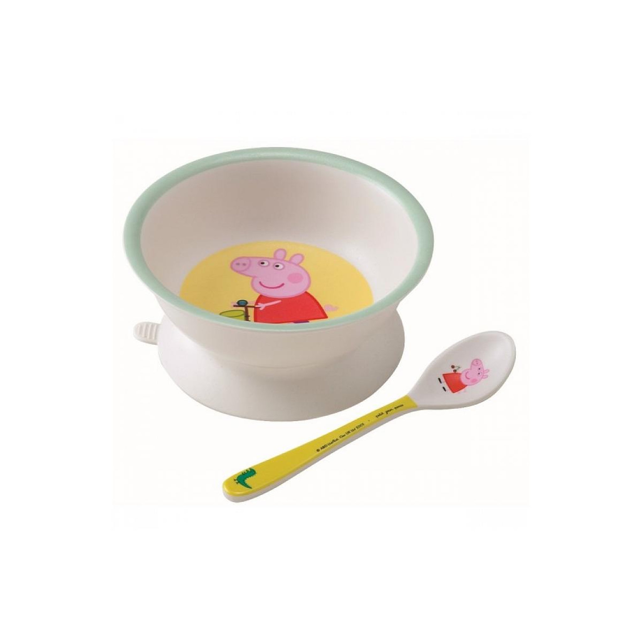 Petit Jour Bol Ventouse et Cuillère Peppa Pig : Apprentissage Autonome pour Bébé