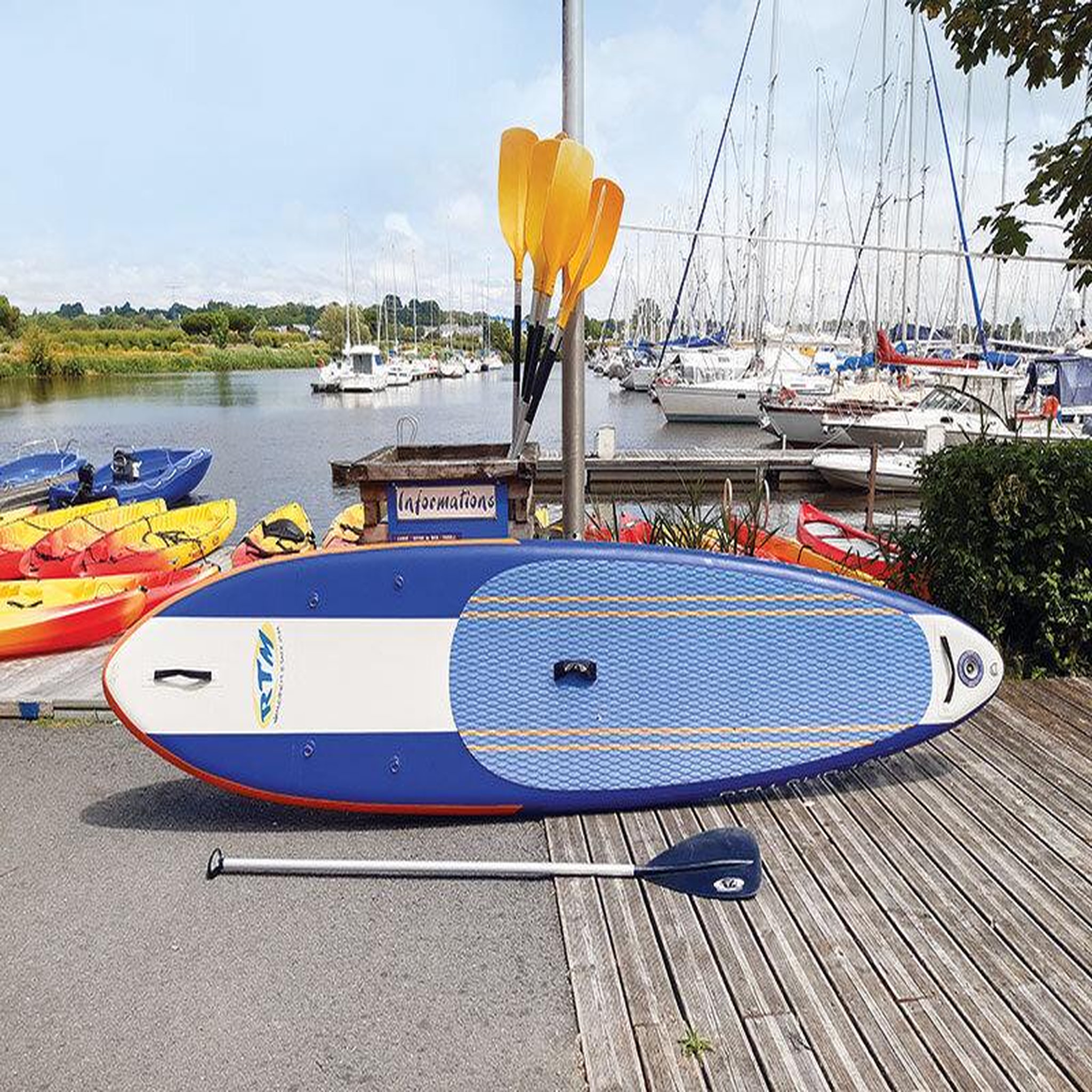 Voir la diapositive 4 : Smartbox 3h de paddle, kayak biplace ou canoë-kayak pour 2 personnes près de vannes - coffret cadeau sport & aventure