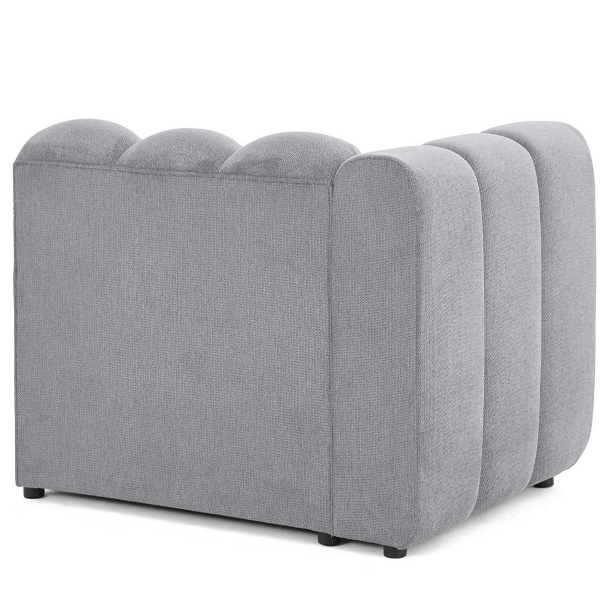 Voir la diapositive 5 : LISA DESIGN Debbie - module d'assise gauche en tissu texturé
