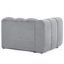 Voir la diapositive 5 : LISA DESIGN Debbie - module d'assise gauche en tissu texturé