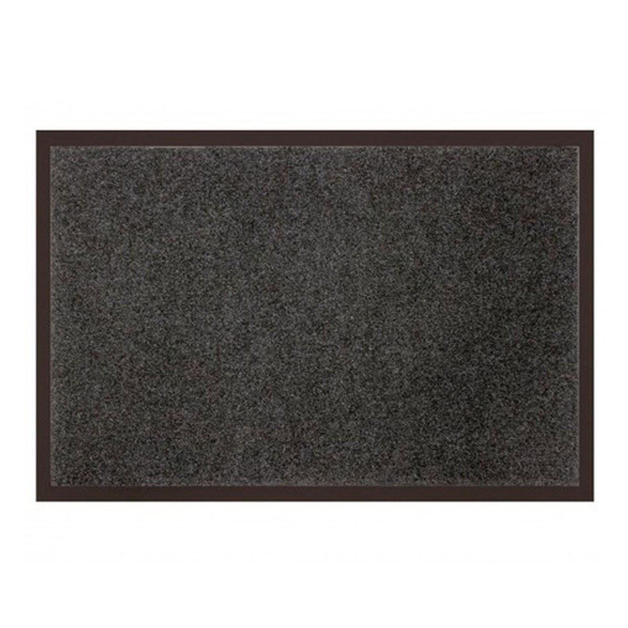 Douceur d'Intérieur Tapis d'Entrée Antipoussière  Telio  80x120cm Gris