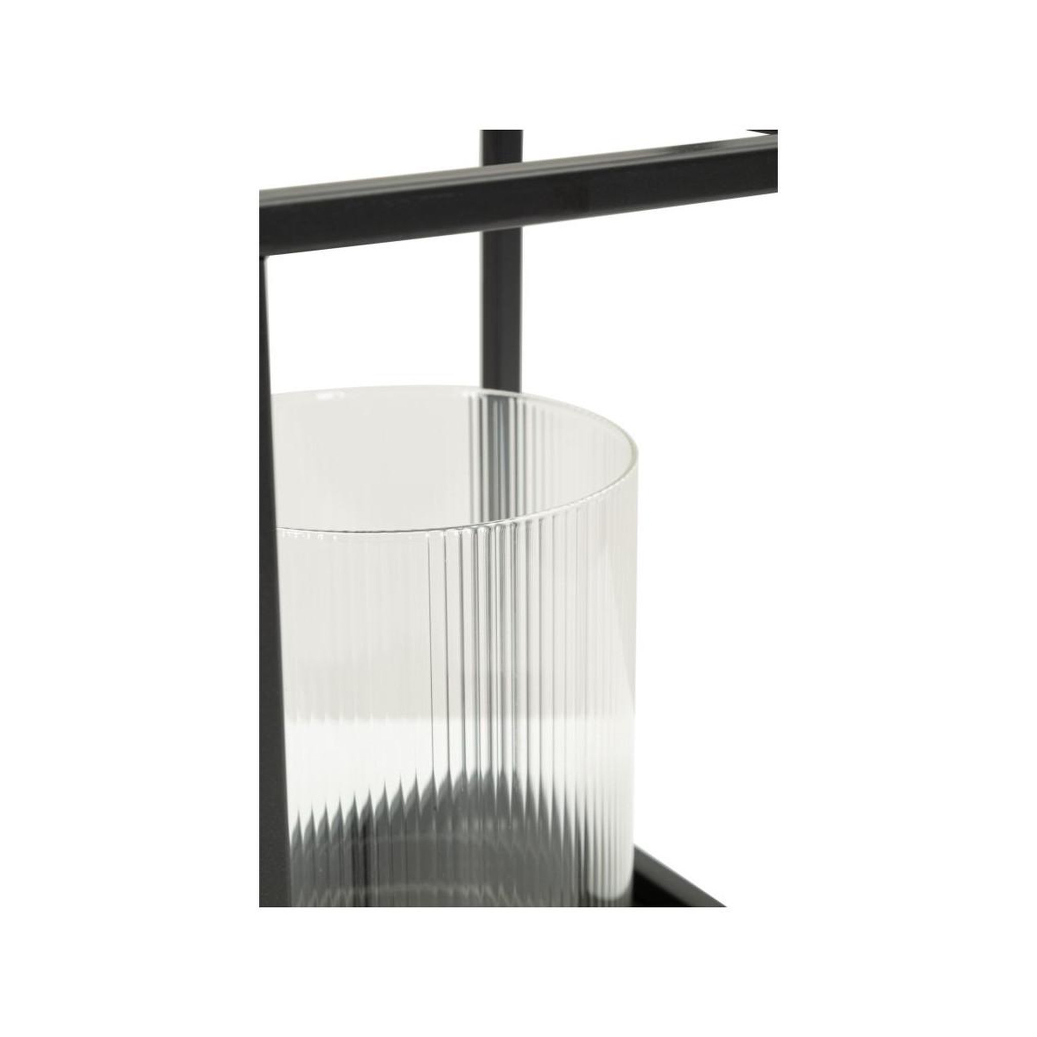 Voir la diapositive 6 : Paris Prix Lanterne en Métal  Simply Open  31cm Noir