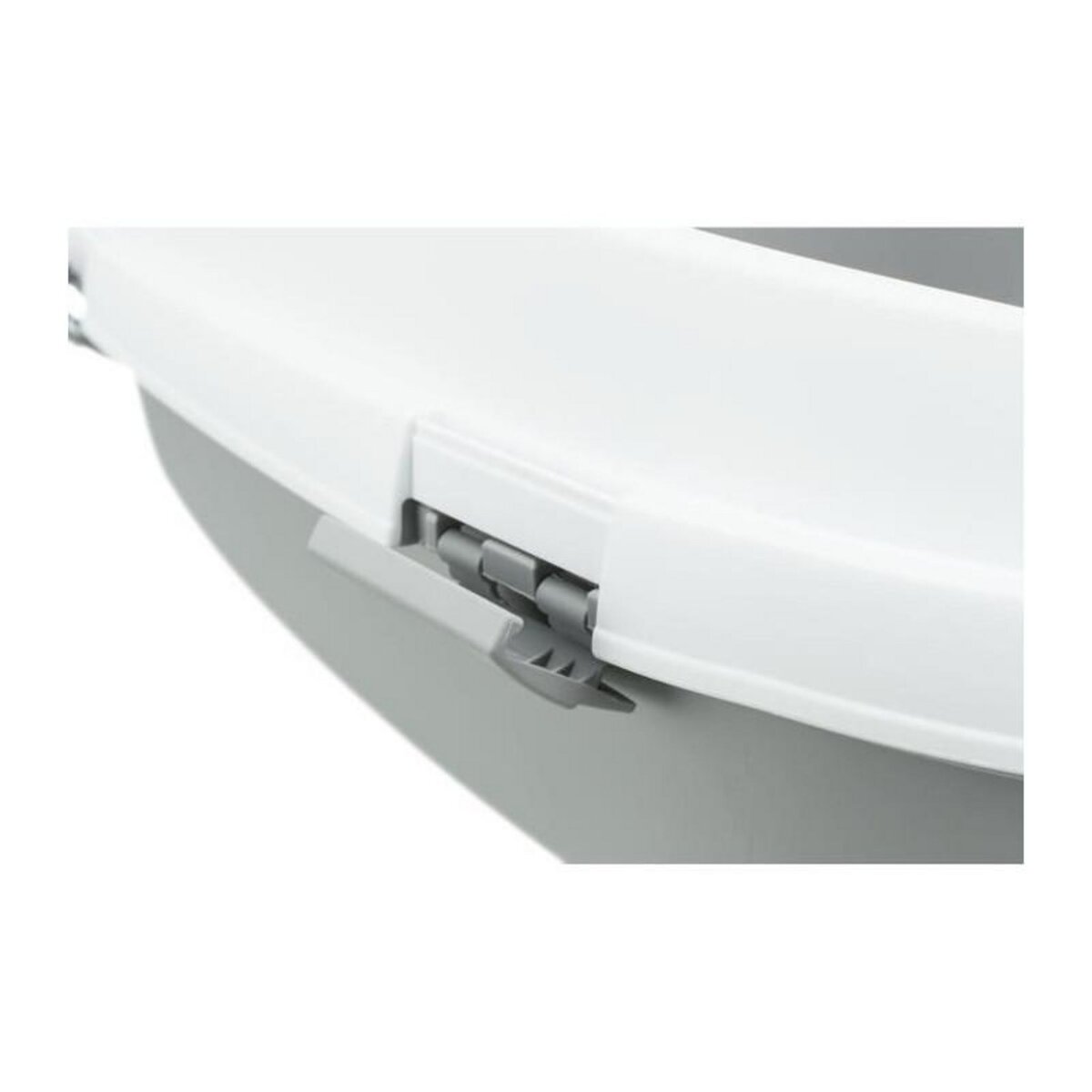 Trixie TRIXIE Bac a litiere Primo, avec rebord - XXL - 56 x 25 x 71 cm - Gris et blanc - Pour chat