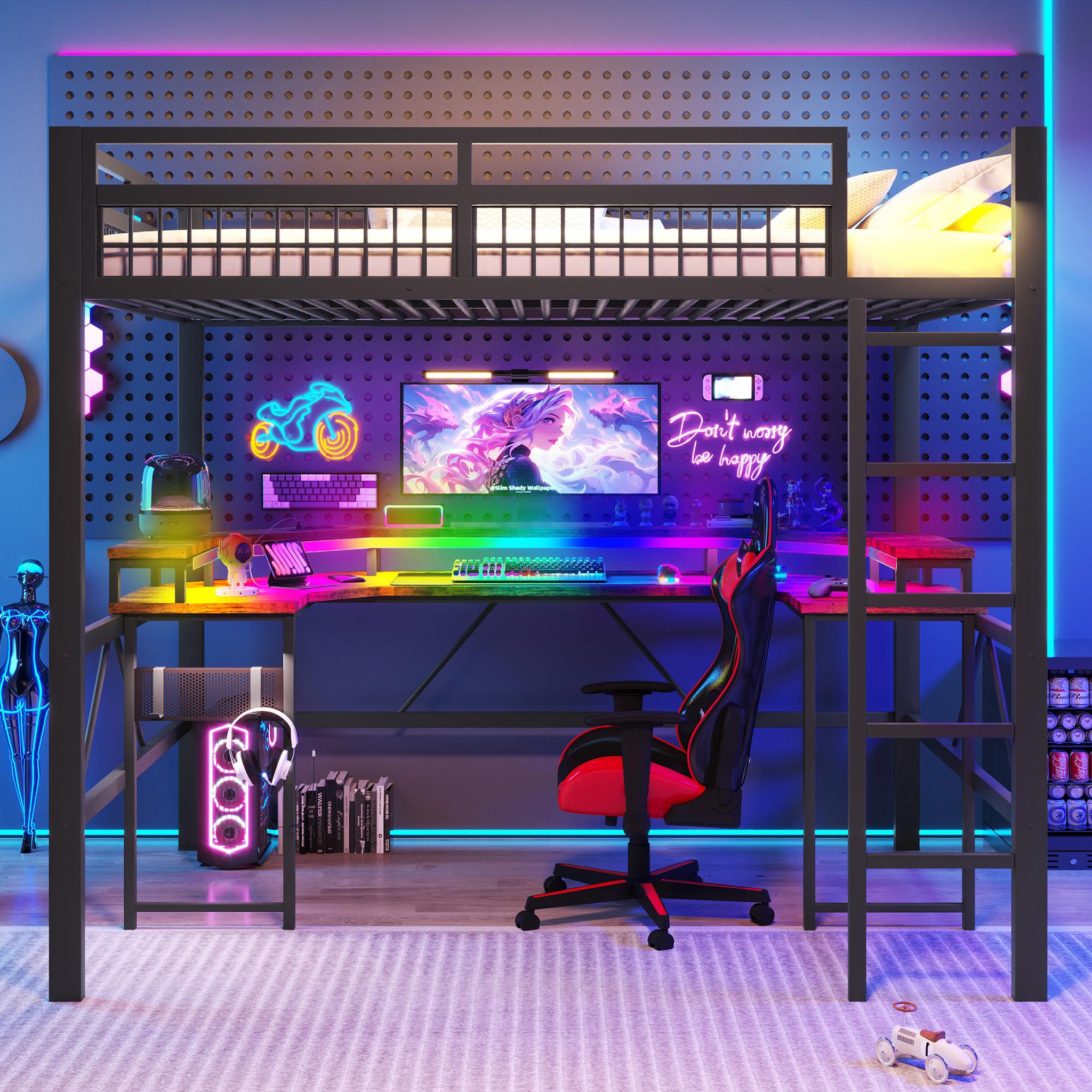 Voir la diapositive 2 : MERAX Lit mezzanine