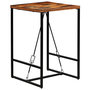 Voir la diapositive 1 : VIDAXL Table de bar Bois de recuperation massif 70x70x106 cm