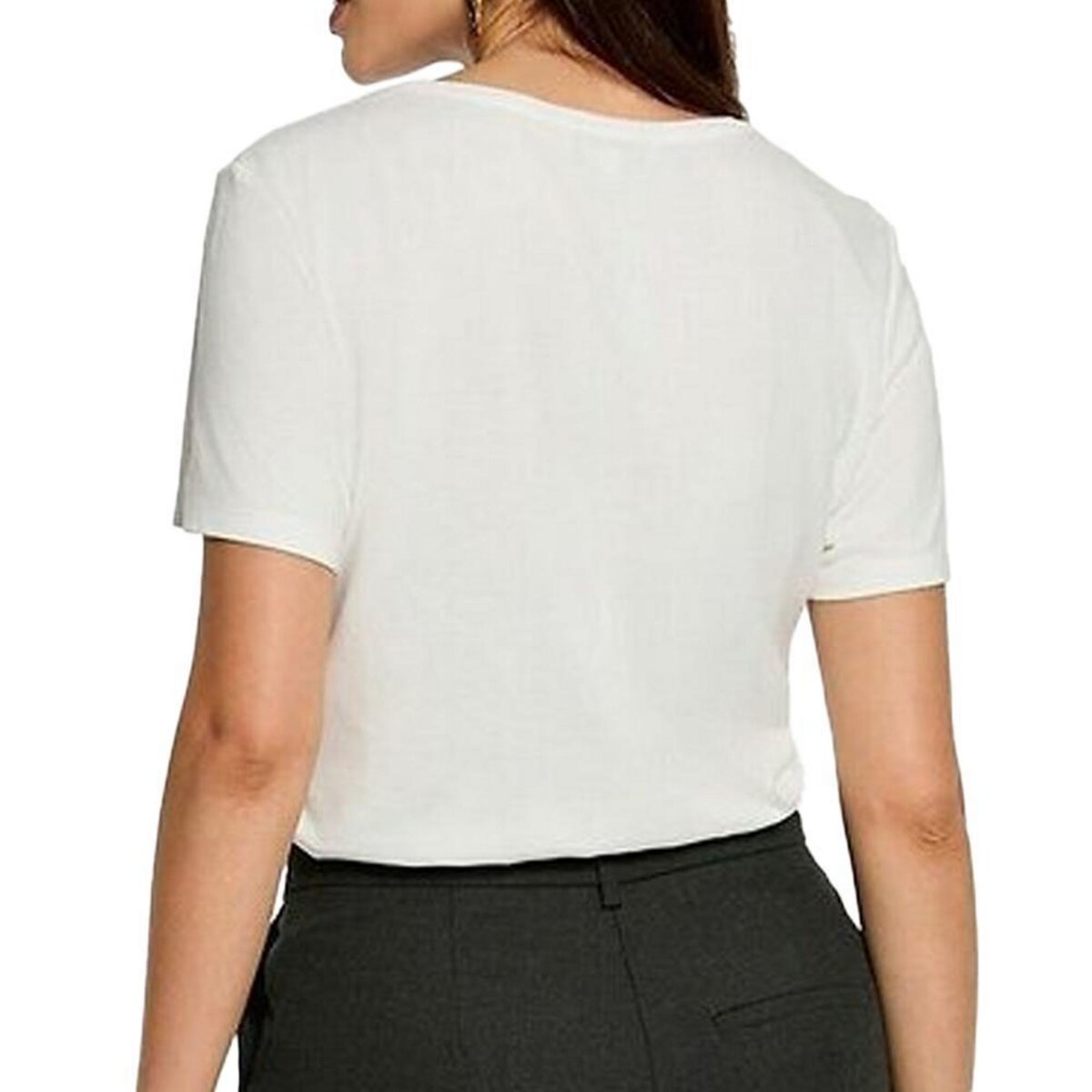 MORGAN T-shirt /Doré Femme Morgan Sérigraphie