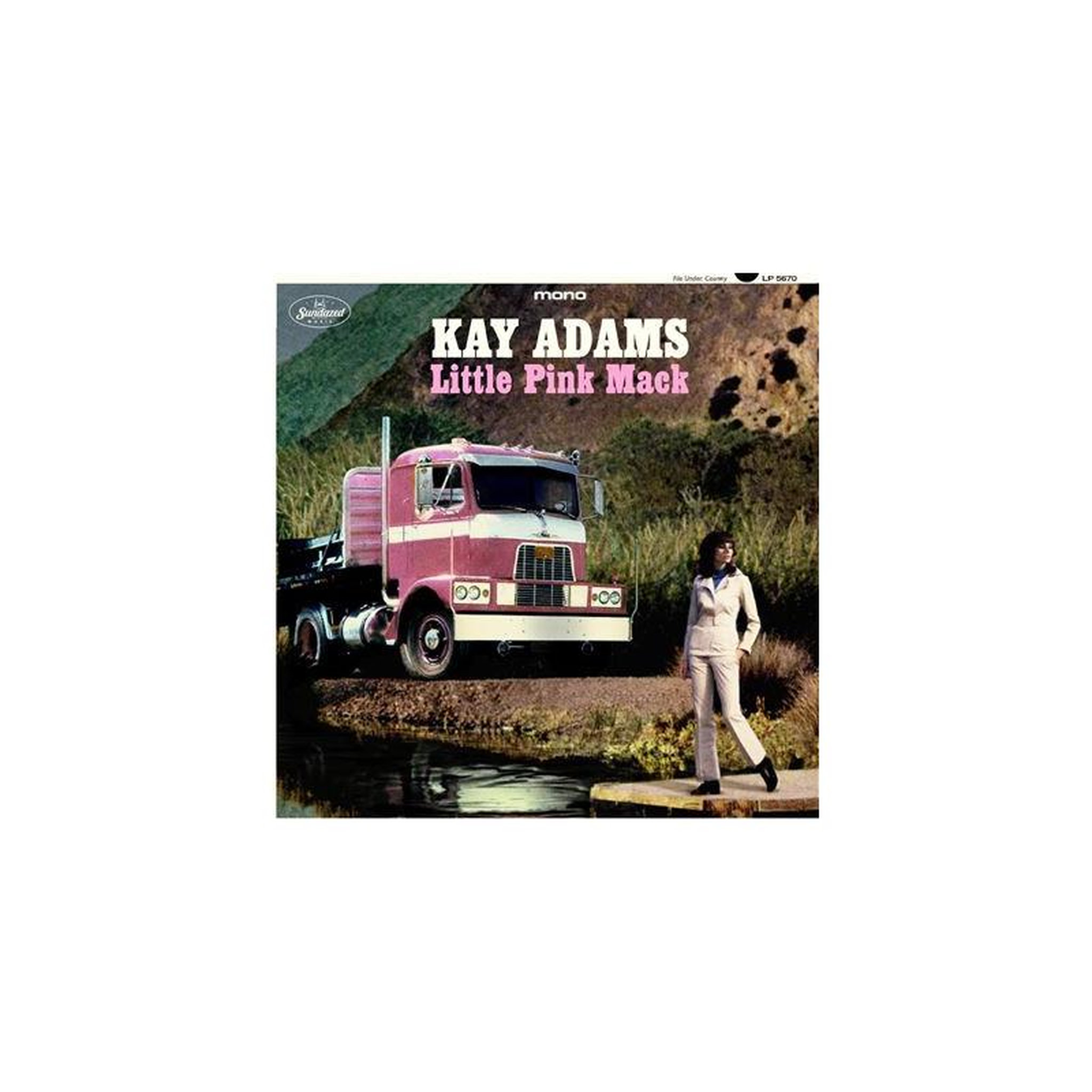 Vinyle 33t  little pink mack  rose par kay adams, édition mono 1 disque