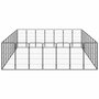Voir la diapositive 4 : VIDAXL Parc pour chien 32panneaux Noir 50x100cm Acier enduit de poudre