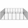 Voir la diapositive 4 : VIDAXL Parc pour chien 32panneaux Noir 50x100cm Acier enduit de poudre