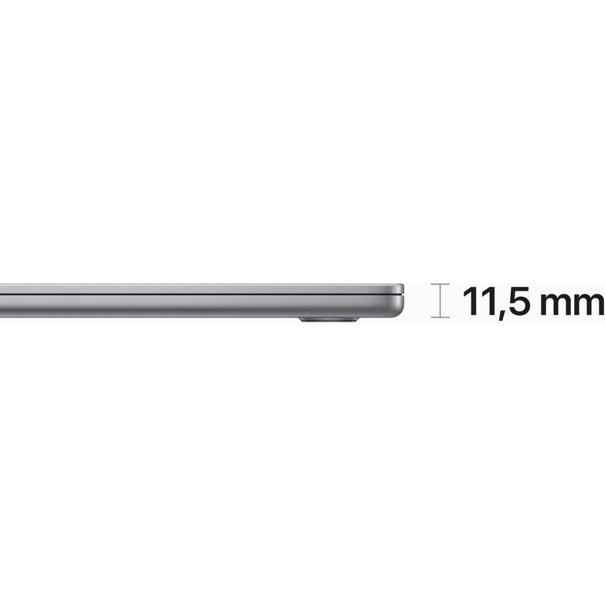 Voir la diapositive 3 : APPLE Ordinateur Apple Air 15' M2 8Go RAM 256Go SSD Gris